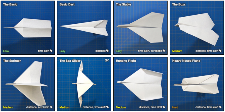 Paper Airplane Designs – Agile Archive